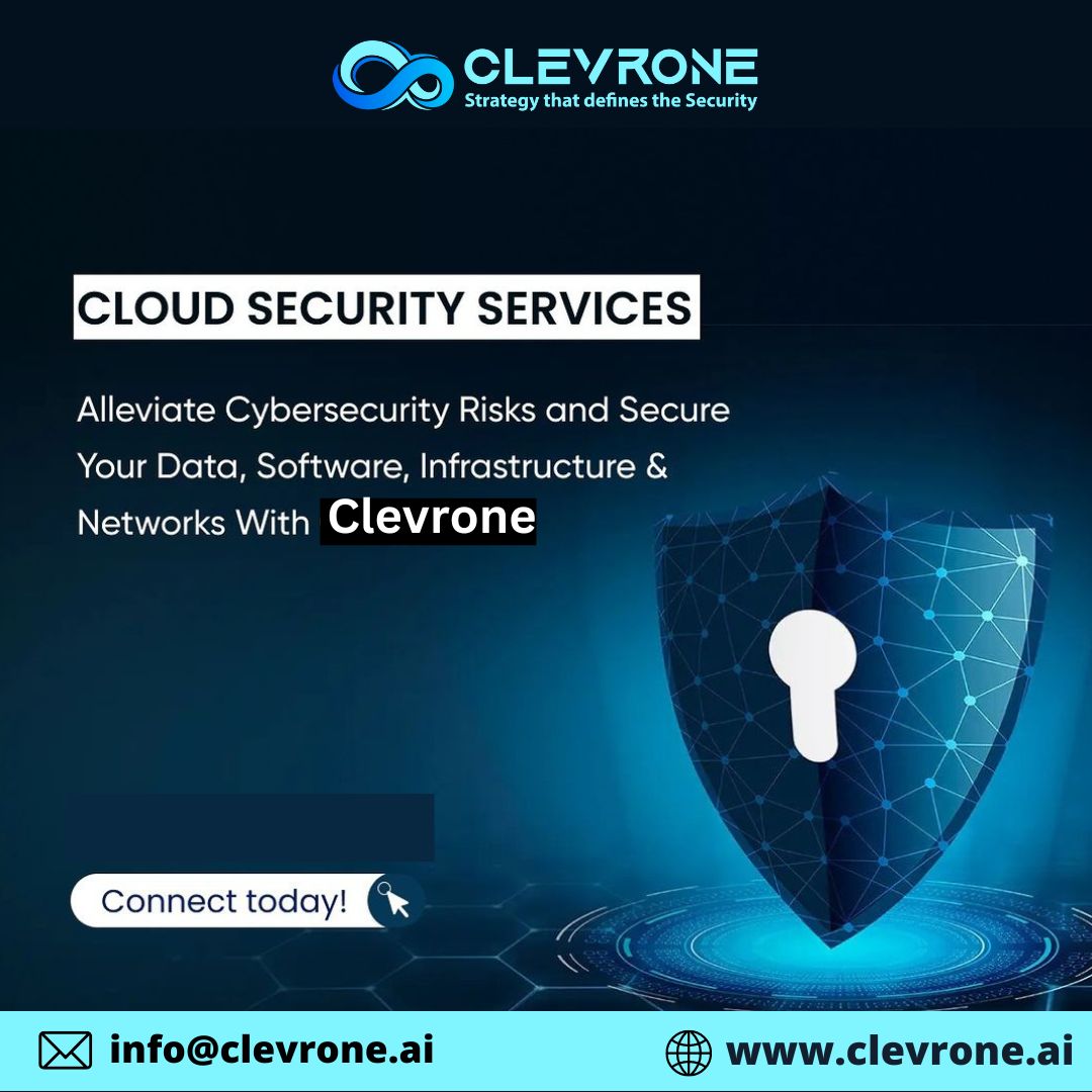 Protect your digital assets with confidence! Explore Clevrone's Cloud Security Services and safeguard your data, software, infrastructure, and networks from cyber threats. 

Visit: clevrone.ai

#CloudSecurity #Cybersecurity #DataProtection #GetProtected #Clevrone