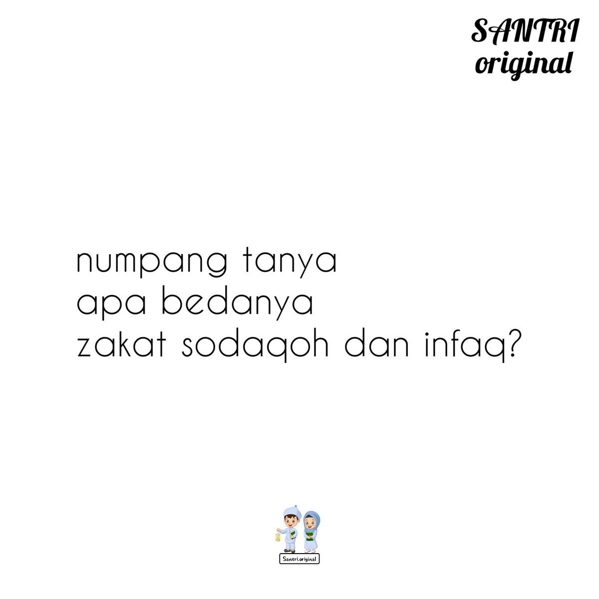 Pertanyaan masuk melalui DM

numpang tanya
apa bedanya zakat sodaqoh dan infaq?