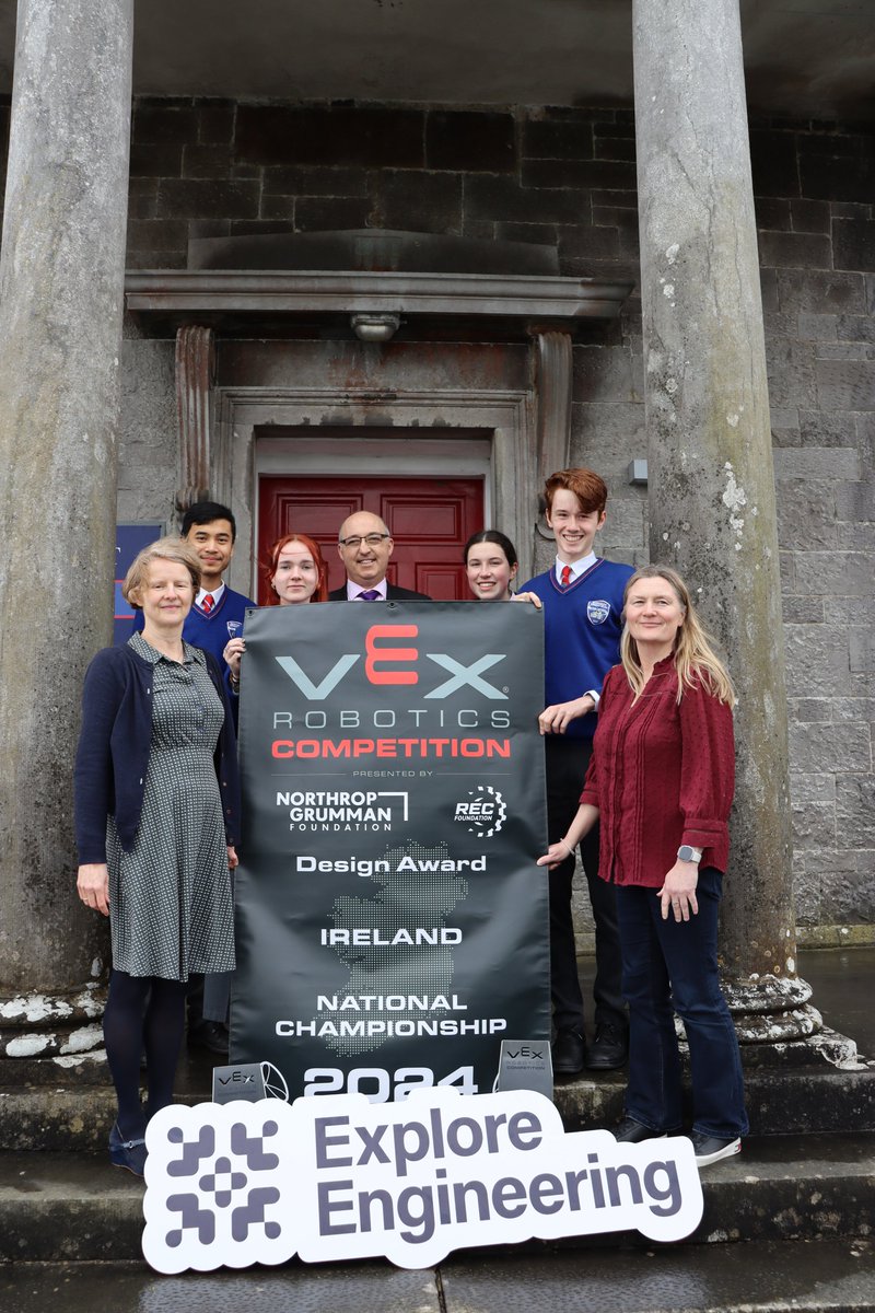 Thankyou to @explore_eng for your generosity in supporting our trip to the world stages of @VEXRobotics 4 days to go until the competition begins! 🤖 @mungretcc @Lim