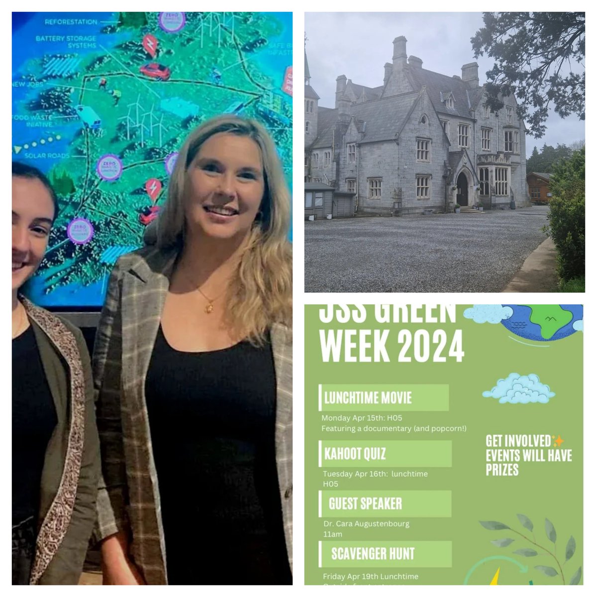 A treat for me to get to spend some time at beautiful John Scottus School Old Conna for their #GreenWeek, talking all things climate & environment. 💚