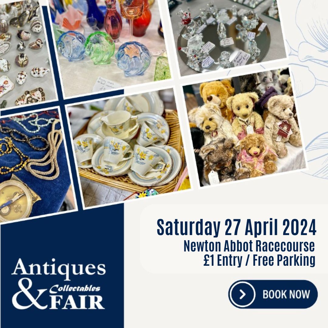 🚨 The Antiques & Collectables Fair returns in just 7 days! Wander amongst the stalls in search of a hidden treasure in one of the many antiques stalls inside and outside the racecourse. 🎫 Entry from £1 ⏰ Gates open 9am 🚗 FREE parking