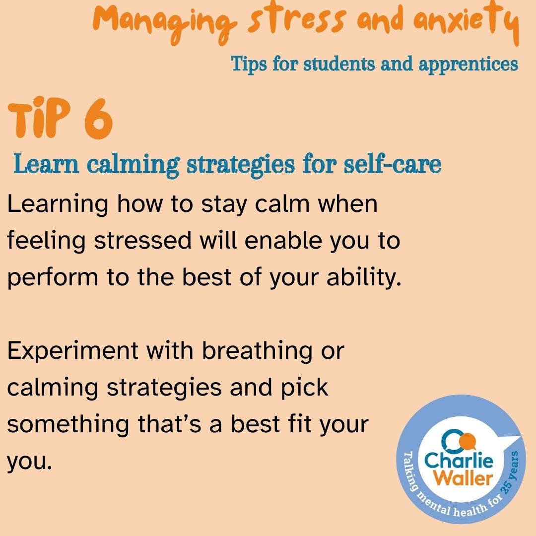 🌟 Tip 6 for Stress Awareness Week is crucial! Discover healthy coping mechanisms for self-care with guidance from @charliewalleruk. Whether it's meditation, journaling, or a walk in nature, find what works for you! 🌺 bit.ly/3w33kmW  #StressAwarenessWeek #SelfCare