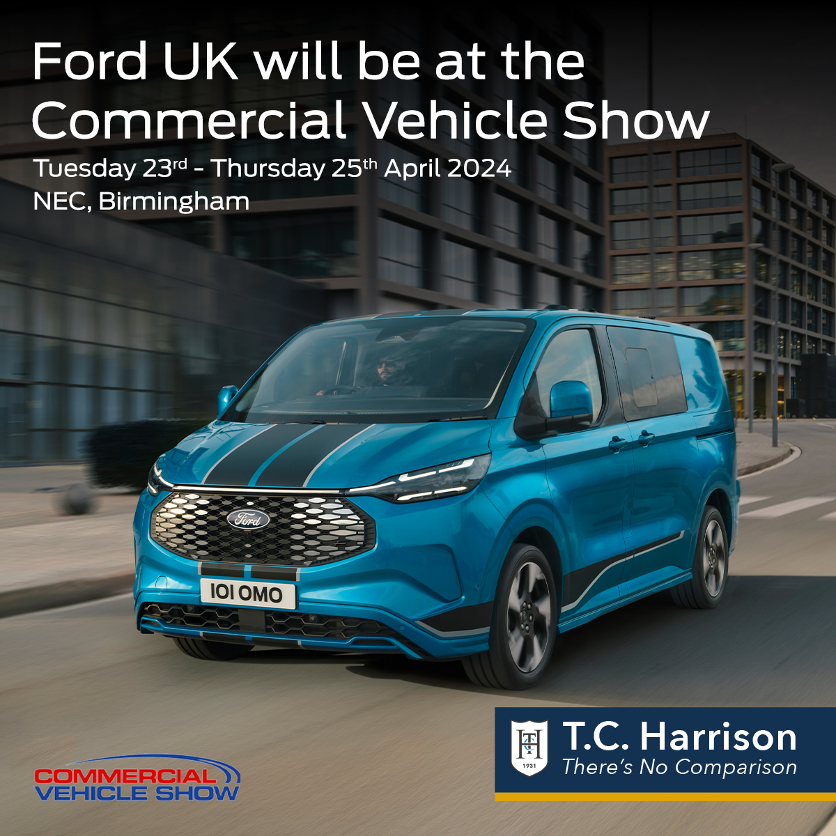 Ford UK will be at the Commercial Vehicle Show at the NEC Birmingham this Tuesday 23rd to Thursday 25th April 🚐🛻
