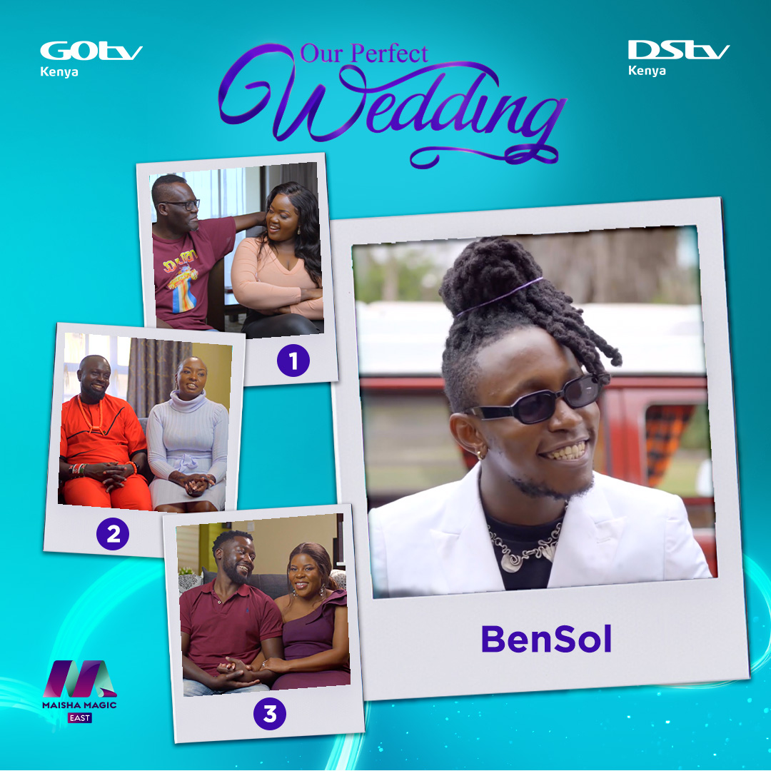 MaishaMagicEast's tweet photo. BenSol aliperform kwa wedding ya which couple?
Catch the season finale ya #OurPerfectWedding leo at 8pm ndani ya #MMEast DStv 158 na GOtv 2.
https://t.co/XRFavyCl9F https://t.co/HAJCupN0k1