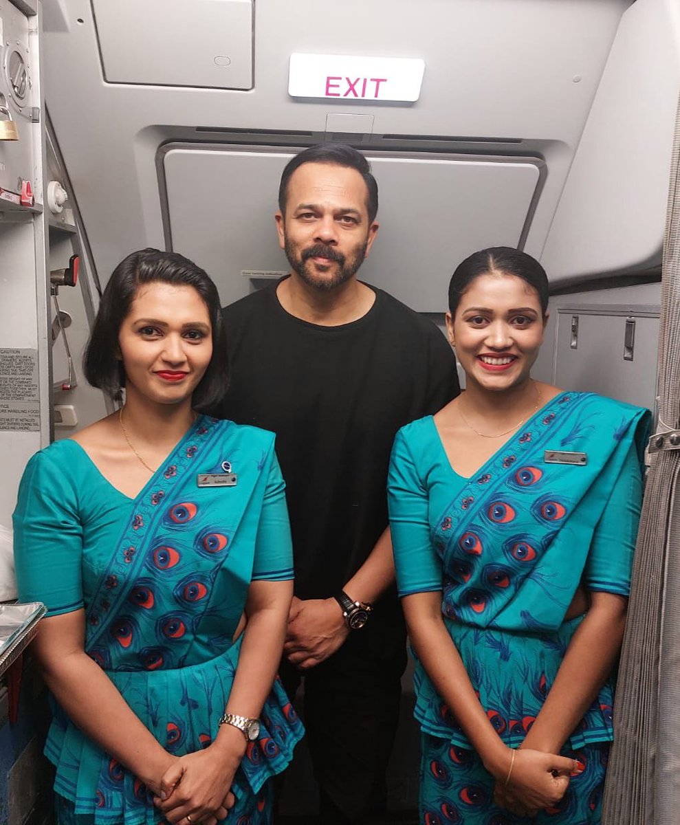 We are delighted to welcome aboard the esteemed Bollywood film director Mr.Rohit Shetty and are thrilled to provide him with exceptional SriLankan hospitality throughout his journey.

#SriLankanAirlines #Iflysrilankan