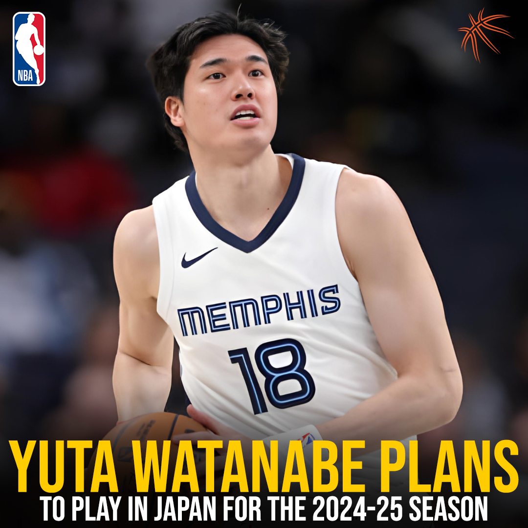 AusBballnews's tweet photo. 🚨 Big News Alert! 🚨
🏀 Yuta Watanabe is taking his talents back home! 🇯🇵
After 6 unforgettable seasons in the NBA, he's making a heartfelt decision to return to Japan for the 2024-25 season. 🌟
#YutaWatanabe #NBA #JapanBound #FarewellNBA #basketball #k #nfl #sports #espn https://t.co/iPlXRTyJ6q