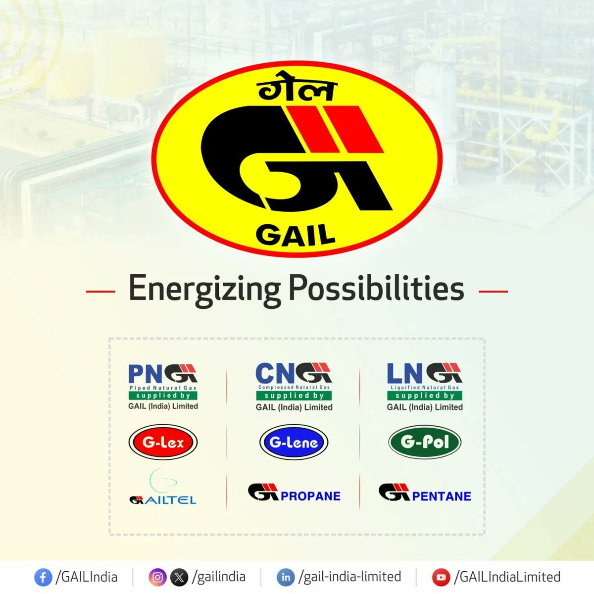 Biogas is a clean, renewable energy that has a wide range of applications. Do you know what is the raw material for this versatile fuel? Let us know your pick in the comments. . . #GAIL #GAILIndia #EnergizingPossibilities #renewableenergy #biogas #clean #resources