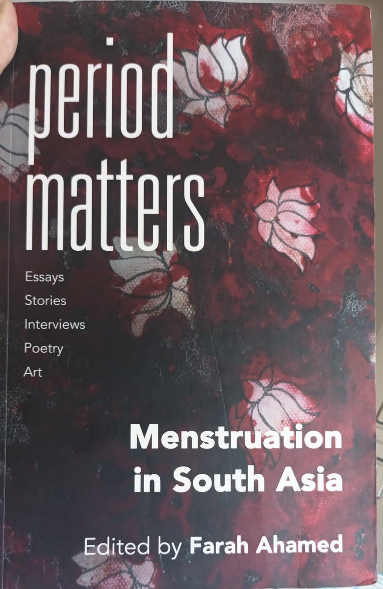 joyeeinthejoy's tweet photo. Just finished reading this book. What an amazing collection, this is. Embracing a multisectoral approach to knowledge production around menstruation.
@FarahAhamed #PeriodMatters https://t.co/8lGRHckiDT