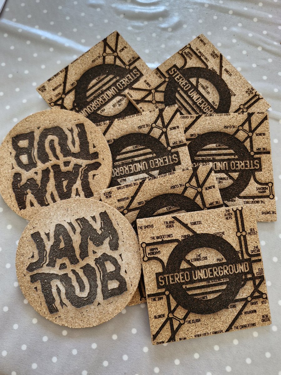 Some underground beermats have arrived from the very talented @reddogsussex - how brilliant! We're currently waiting for the official ones from the printers.