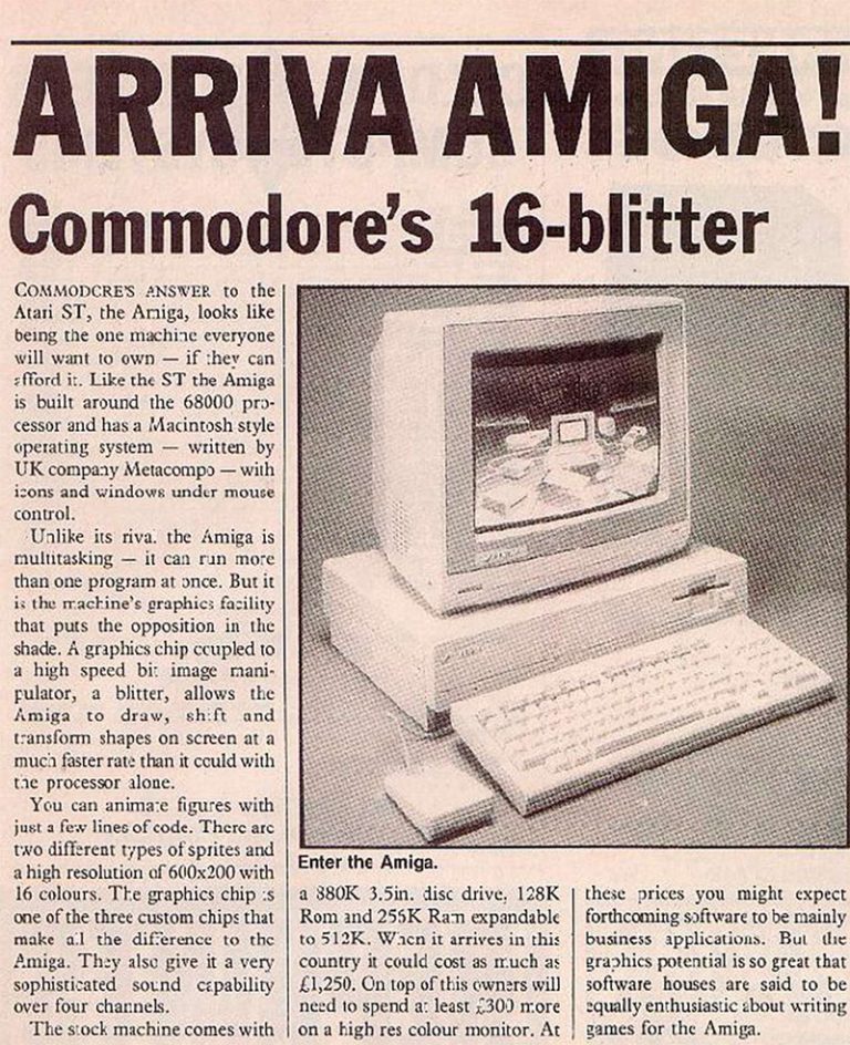 [1985] Your Computer - Sept.13: ARRIVA AMIGA!

#commodore #CBM #AMIGA #AMIGA1000 #A1000 #retrocomputer #retrogaming #videogames #80s #90s #Geek #YourComputer #AmigApril