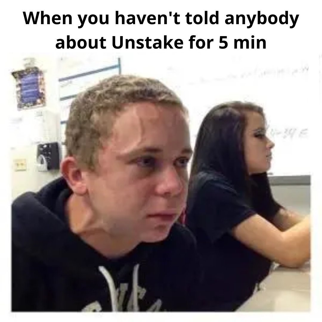 Unstake protocol tweet media