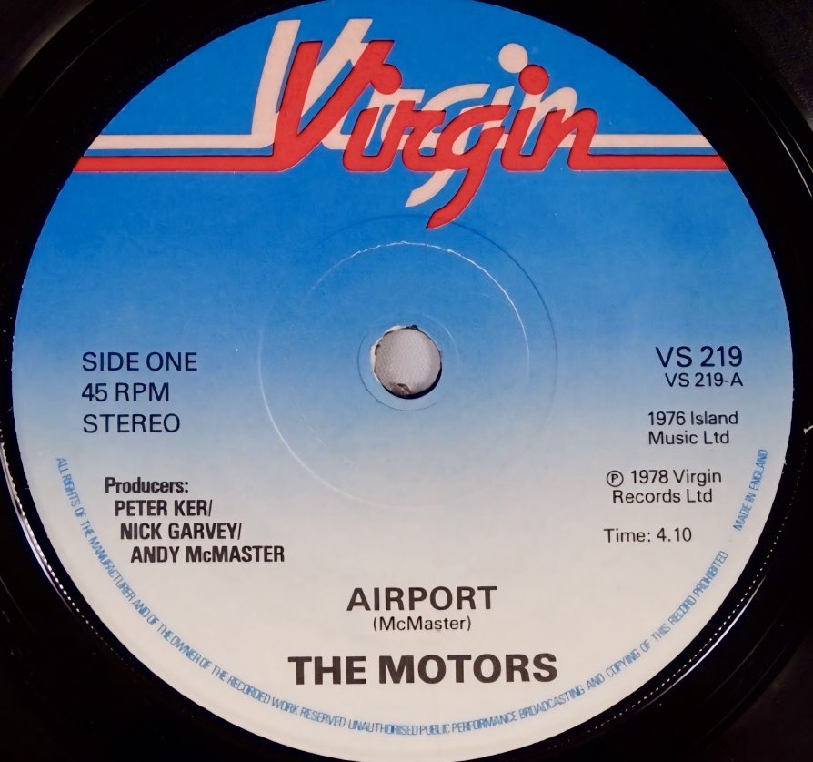 Classic 

The Motors
Airport 

Ⓟ 1978

#themotors #airport #newwave #70s #recordcollector #vinylsingle #vinylcommunity #vinyl
