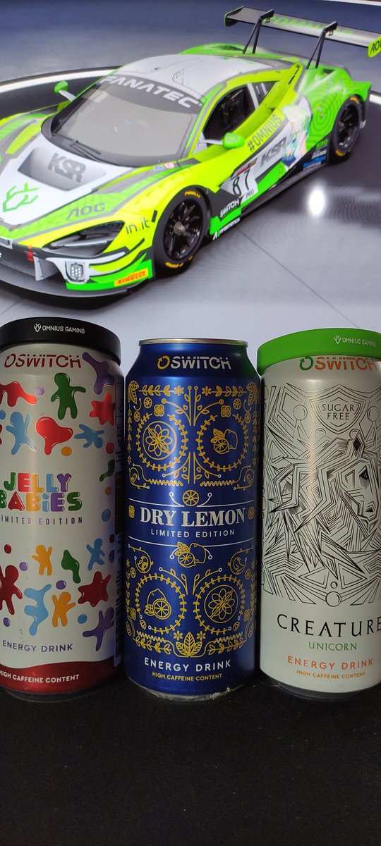 Thanks to <a href="/SwitchEnergySA/">Switch Energy</a> and <a href="/omnius_gaming/">Omnius Gaming</a> im fueled up and ready to go for the <a href="/RaceFacePro/">RaceFace.Pro</a> 24h Nürburgring!💚