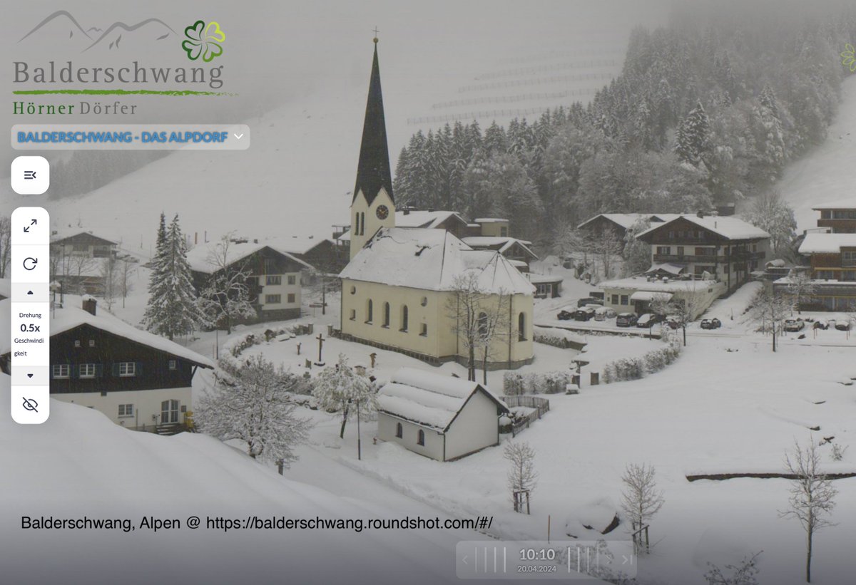 In den Mittelgebirgen und an den Alpen ist es in höheren Lagen nochmal richtig winterlich geworden. Im Thüringer Wald und im Erzgebirge liegen nun bis zu 20 cm Schnee ❄️🥶