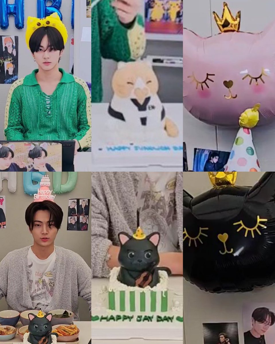 living their matchy bday theme