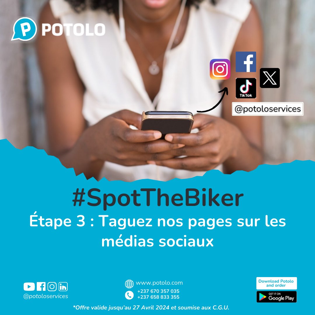 POTOLOSERVICES's tweet photo. #EarthDay2024
#SpotTheBiker !
Prenez une photo d'un livreur Potolo #Speedstars partout où vous les verrez en ville.
Postez-la sur vos pages de médias sociaux, taguez l'une de nos pages et ayez une chance de gagner!
https://t.co/iK5Boh5cM7
#BitcoinHalving
#Livraison
#app https://t.co/4u3FoNmbEc