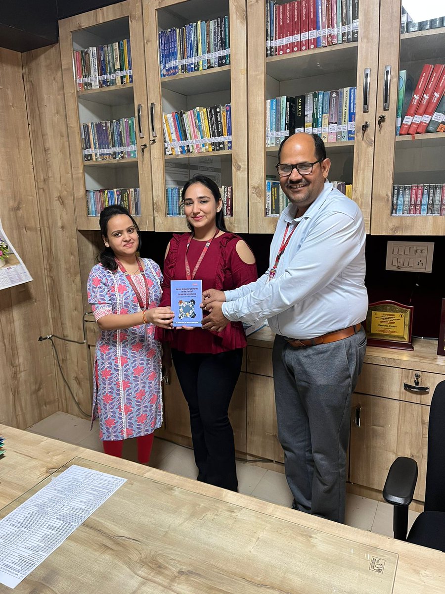 Our esteemed faculty members, Ms. Harleen Kaur and Ms. Meenakshi Rani Agrawal, Assistant Professors from the Faculty of Law, have achieved a significant milestone by publishing a Book. Our heartiest congratulations on their remarkable achievement. 

#KalingaUniversity