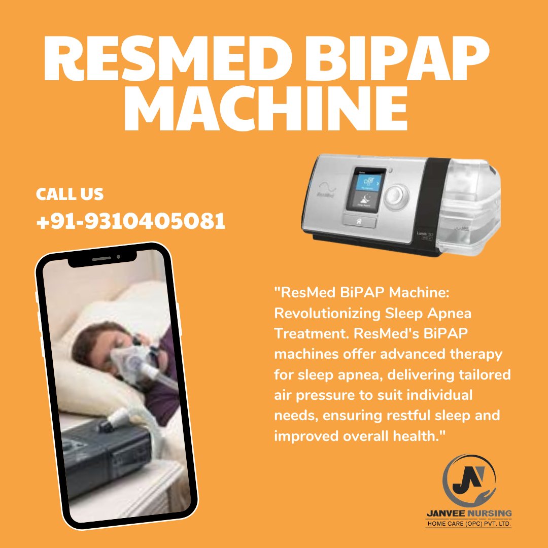 'ResMed BiPAP Machine: Revolutionizing Sleep Apnea Treatment. ResMed's BiPAP machines offer advanced therapy for sleep apnea, delivering tailored air pressure to suit individual needs, ensuring restful sleep and improved overall health.'
#bipapmachine