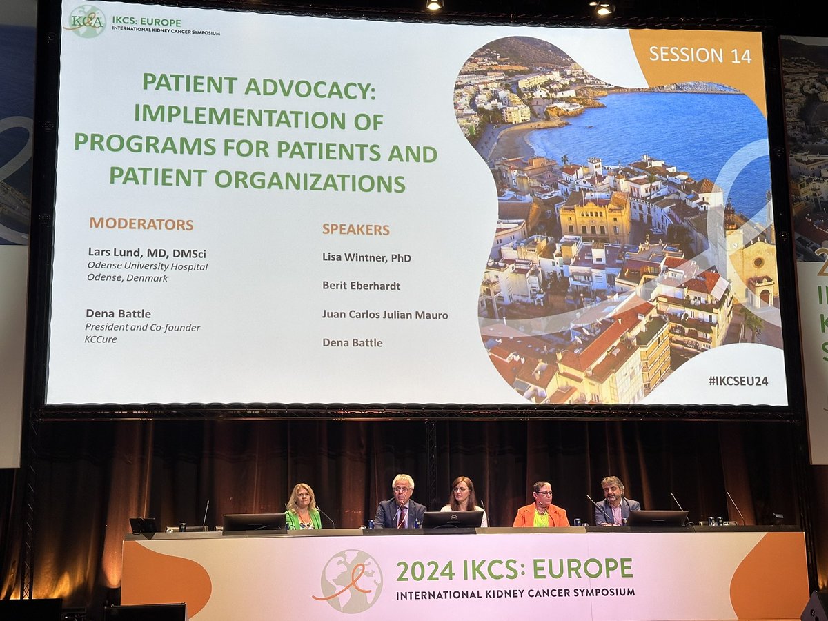 The IKCS: Europe emphasized patient advocacy, focusing on program implementation for patient and organization support—a critical step for improved healthcare. #PatientAdvocacy @KidneyCancer @MichaelStaehler @salvolarosa @AlbigesL @crisuarez08 @RCCadvocate @nachoduranm #IKCSEU24…