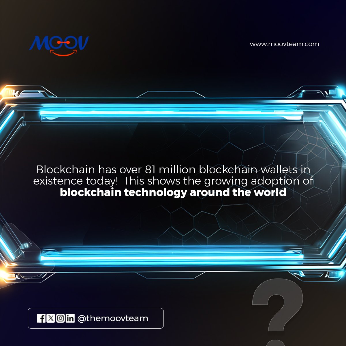 Fun facts with #Moov

#Blockchain #Web3 #BlockchainMarketing #BlockchainEducation #blockchainevents #Crypto #BitcoinHalving