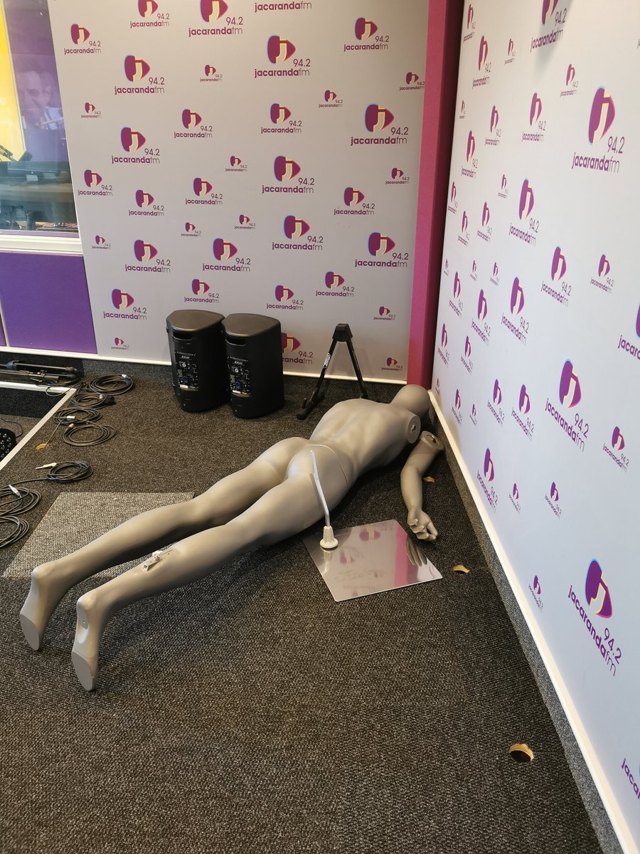 Looks like our studio mannequin went big last night 😂😂