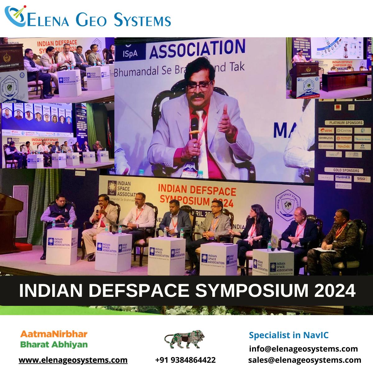 The symposium brought together leading figures from the defense and space sectors to discuss critical issues and opportunities in the emerging #DefSpace domain. Our founder, Lt Col Velan (Retd), at DefSpace Symposium by #ISPA! #ElenaGeoSystems #SpaceTech #NavIC