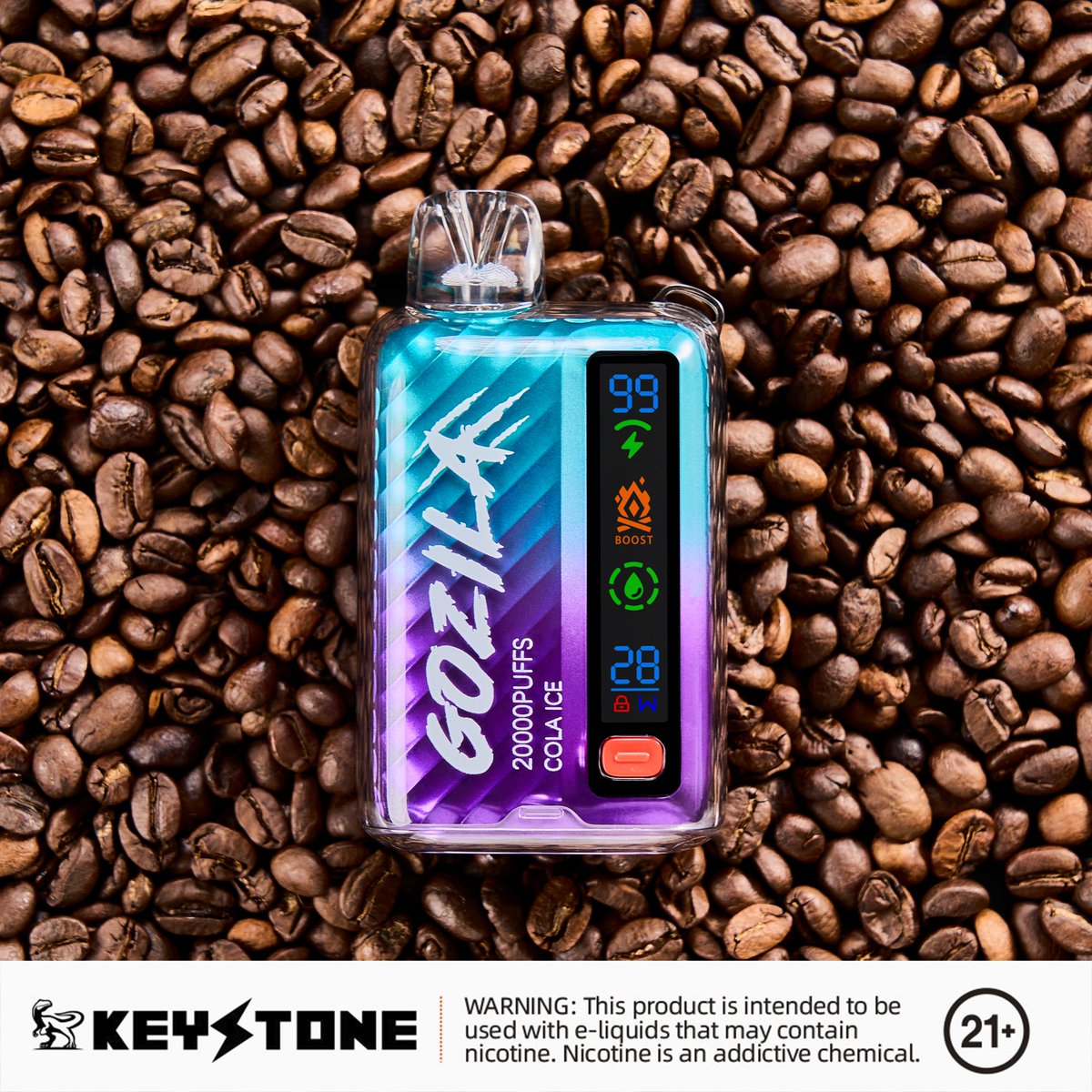 Keystone Gozila 20,000 puffs of lasting flavor 😋
Dual Core Delight 😌
Power in Your Hands: 6 gear power change ⚙️🤲
Mighty Battery: A 900mAh battery with a max output of 28W 💪🔋
#Keystone #vape #vaper #disposablevape #vapeIndia #vapeDubai #vapeColombia #vapeusa #vapeSlovakia