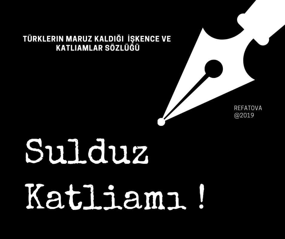 SULDUZ KATLİAMI 20 NİSAN 1979 yılında, İRAN (GÜNEY AZERBAYCAN ) Türkler'ine Karşı yapılan soykırımdır.! FARSLAR ve İRAN KÜRTLERİ birlik olup,3 gün içinde 2000 Türk'ü Kadın, çocuk demeden şehid etmişlerdir.!!!UNUTMA! Unutulan katliamlar tekrar eder..! #Sulduz #Sulduzkatliamı