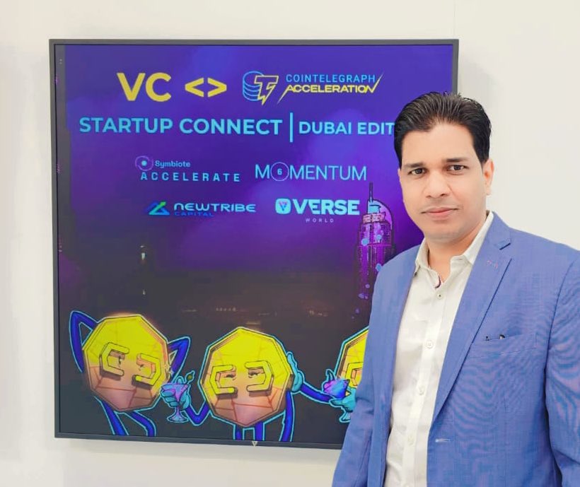 mtewatia's tweet image. Building bridges! Connecting with potential partners at VC&amp;lt;&amp;gt;Startup Connect, Dubai by @Cointelegraph  Sharing vision for a thriving Web3 ecosystem. @CsharpCorner  #SharpToken #CsharpCorner #Collaboration #web3 #Web3Community #token2049