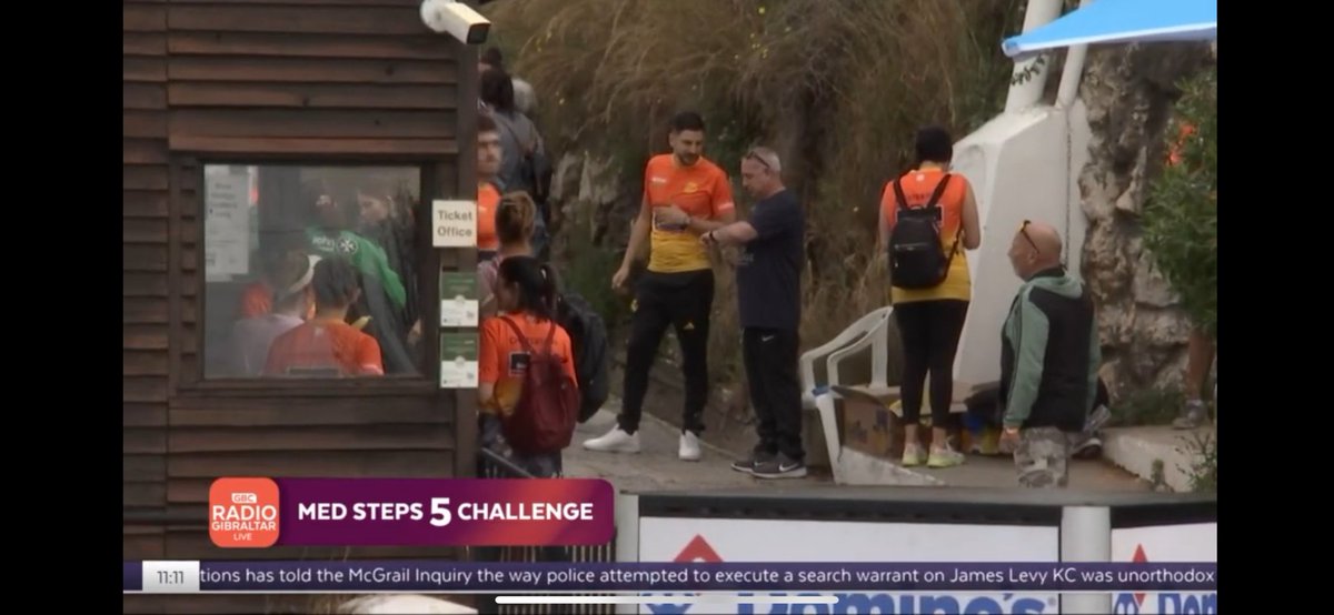 Radio Gibraltar is live from Med Steps 5 Challenge. You can also watch on GBC TV. Community and Local remains our focus.