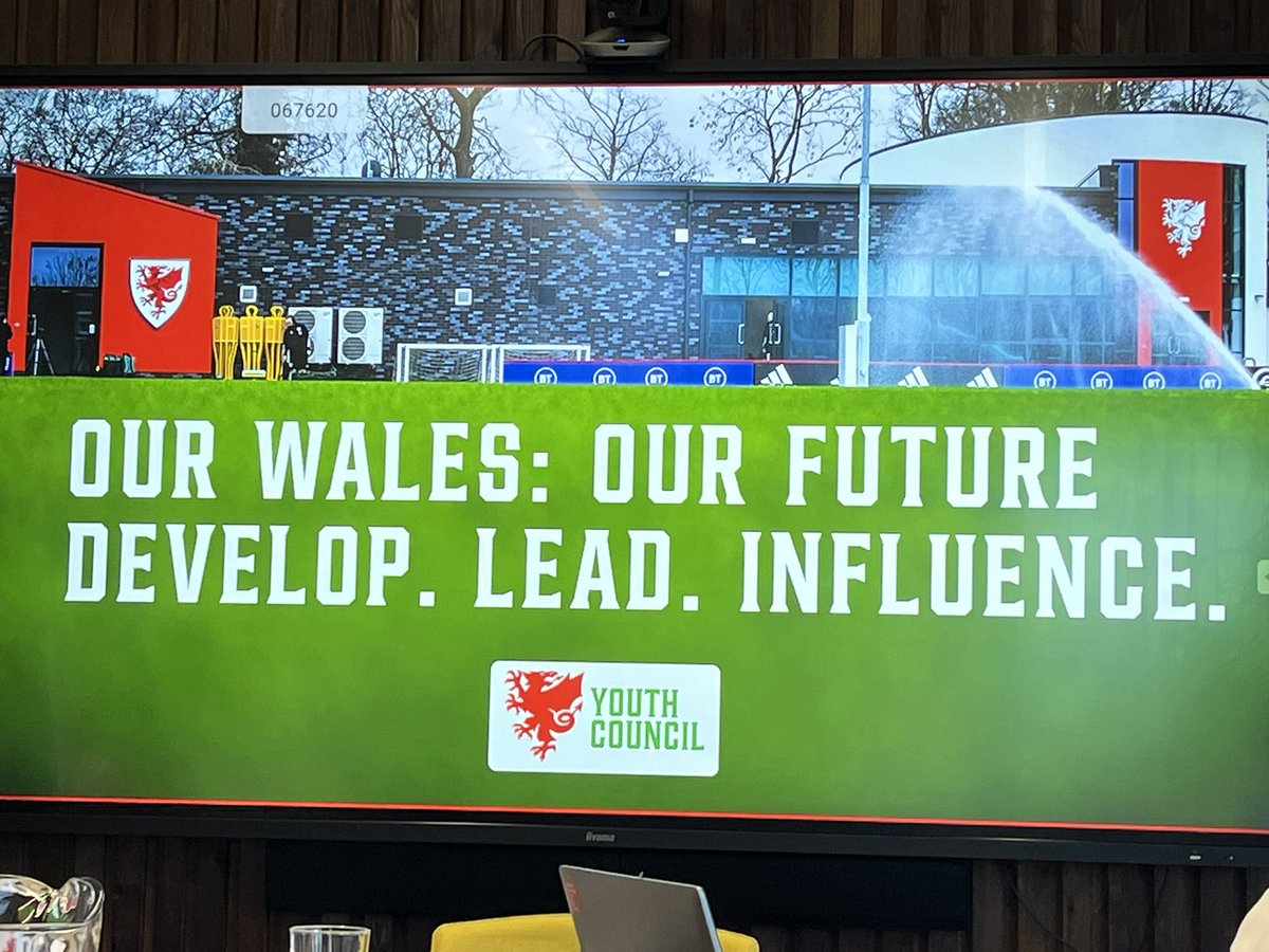 Excited to be able to join the @FAWales Youth Council for their meeting today, looking forward to a productive day