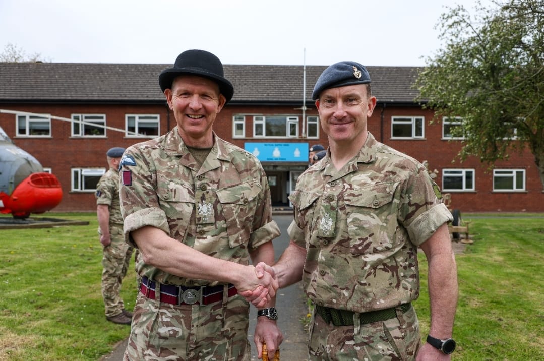 18th April 2024 marked the last day in the RAF for TSW WO and Association member Kev Wynn, after 35 years. The Association would like to congratulate and wish him well in his new role and look forward to seeing him at Assn events. @TacticalSupWing