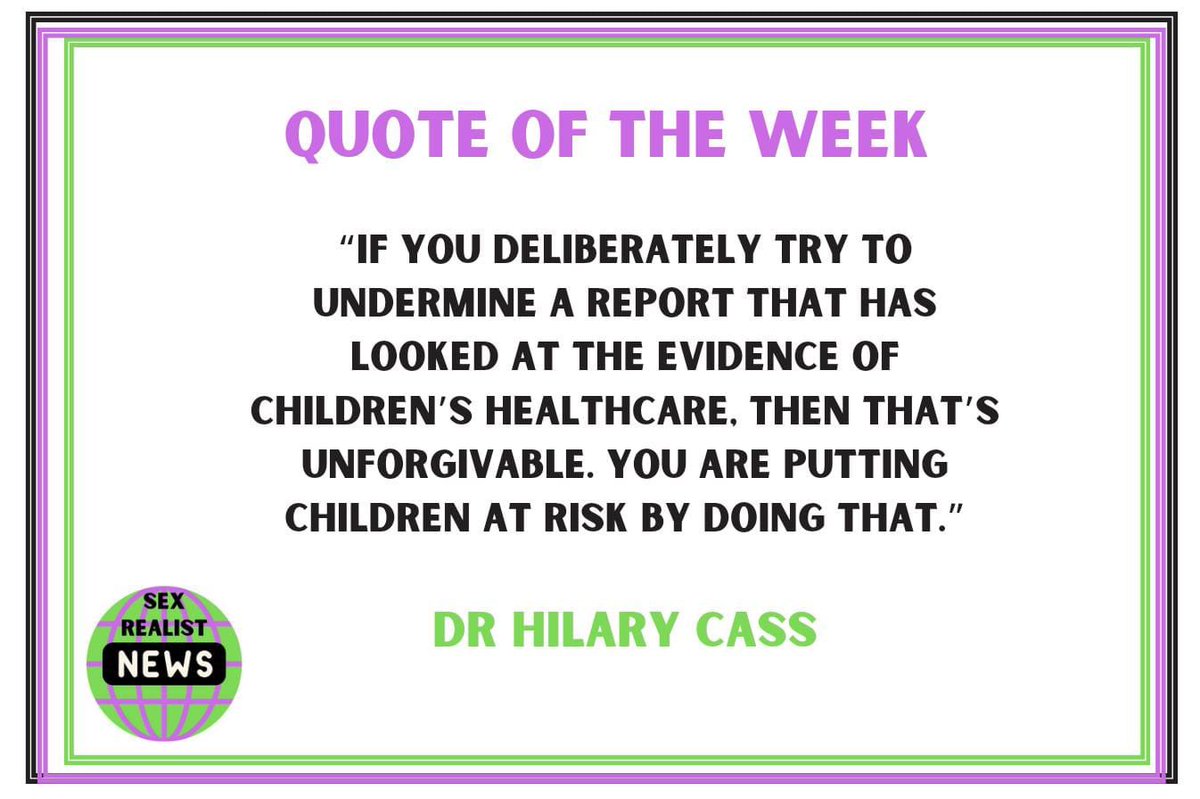 #QuoteOfTheWeek
Dr Hilary Cass
#CassReview