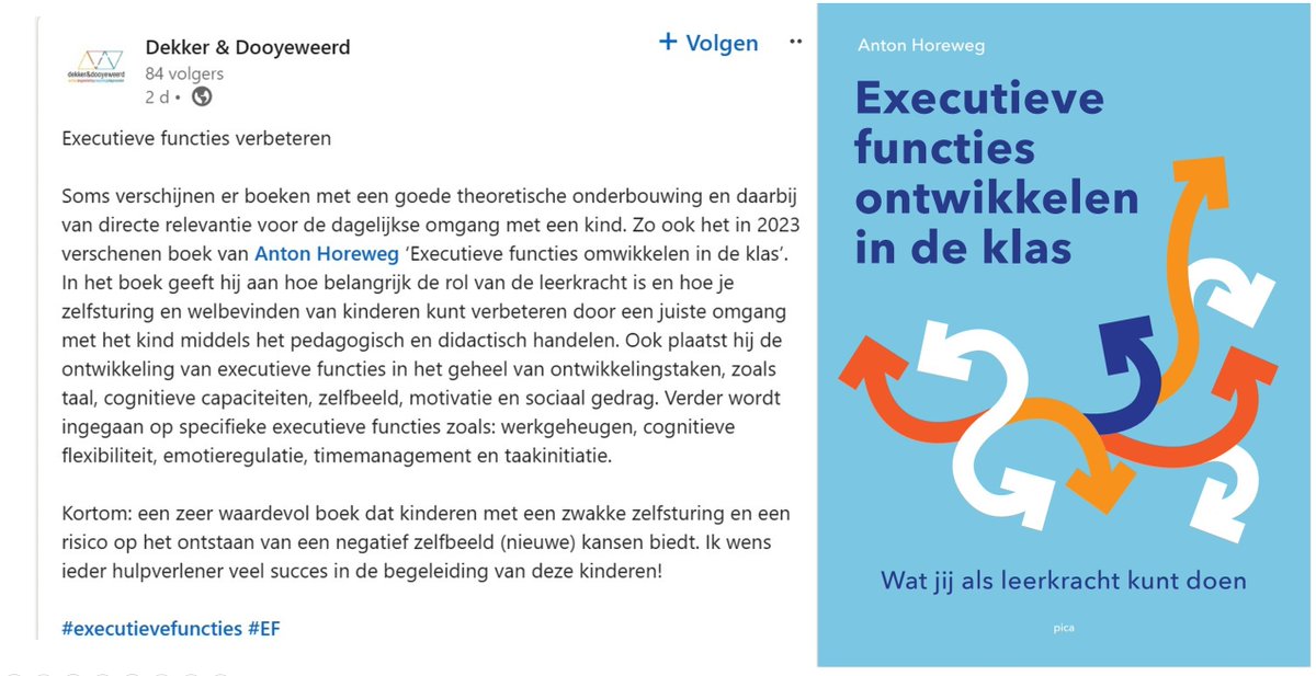 Executieve functies ontwikkelen in de klas. Wat jij als leerkracht kunt doen, gaat over goed lesgeven. Blij met deze mooie review! 😊#onderwijs #gedrag #leren #lesgeven