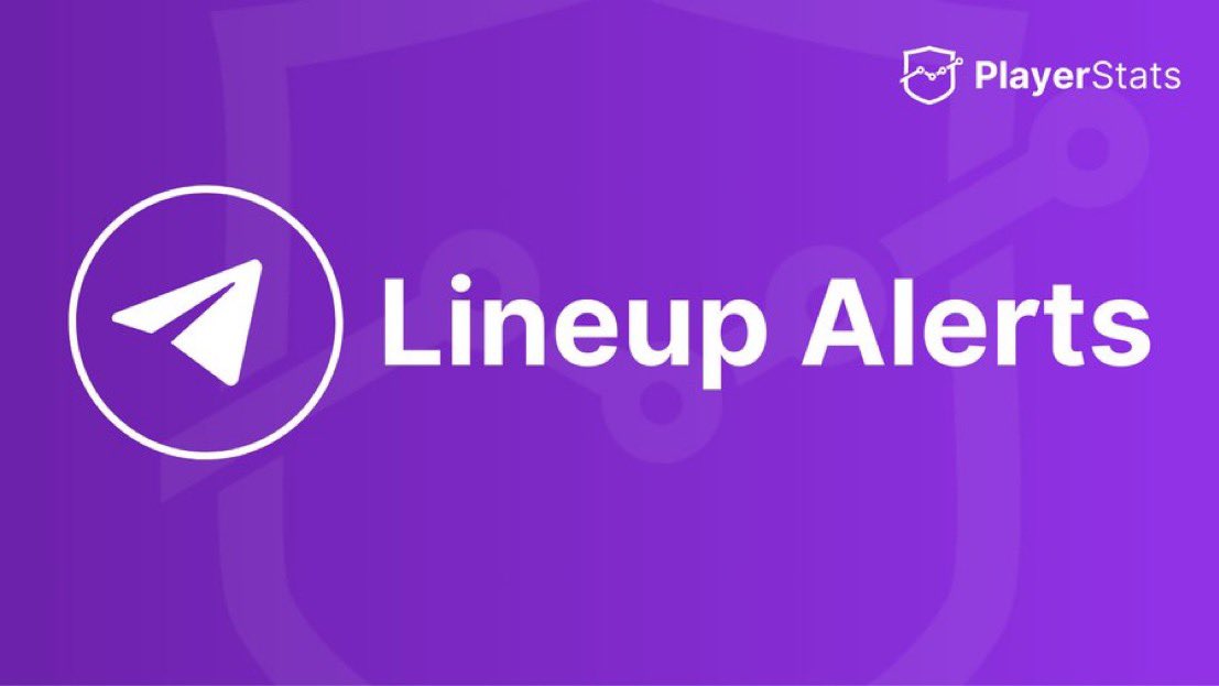 🚨 Lineup Alerts Channel Join this Telegram channel to receive a notification as soon as Lineups are available on site t.me/+ytVhImwaajZhZ…