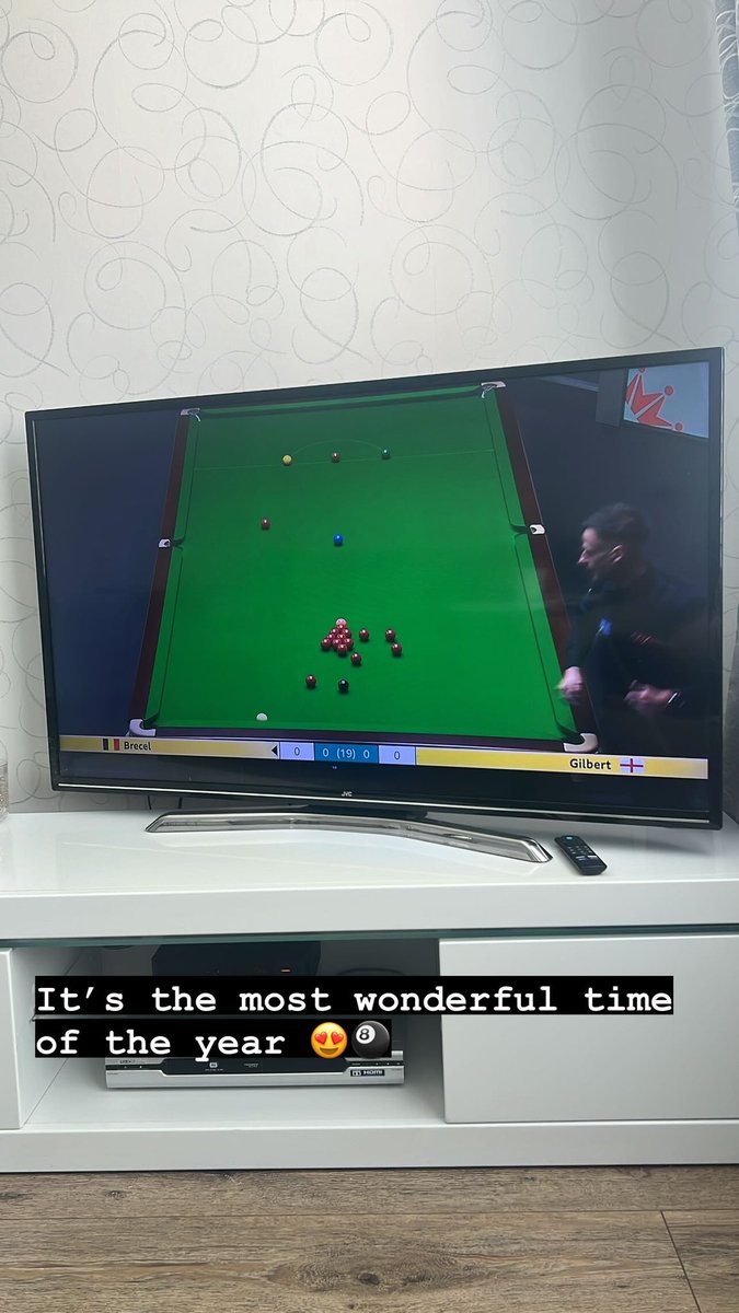 It’s the most wonderful time of the year 😍🎱 #WorldSnookerChampionship #bbcsnooker #snooker