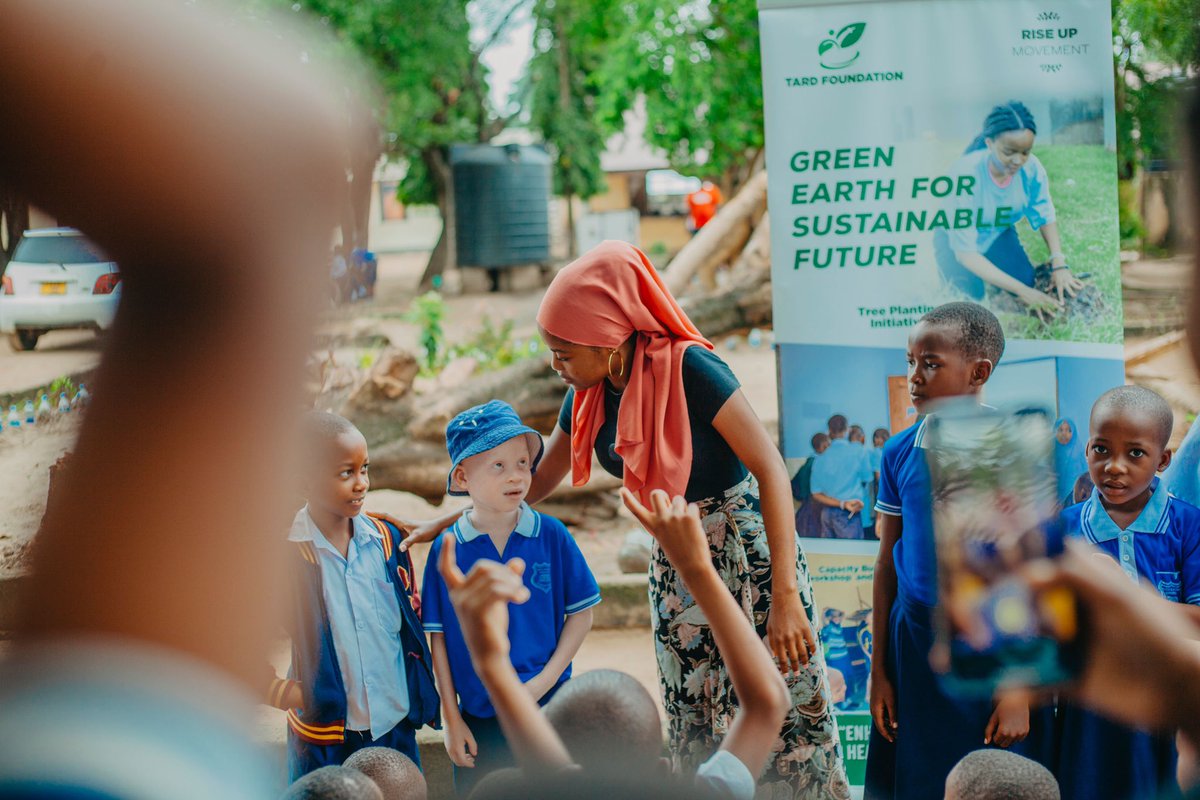 A remarkable moment at Kunduchi Primary School for our Green Earth For Sustainable Future Campaign 2024! We have empowered the students with Climate Education enabling them with comprehensive knowledge in Environmental Sustainability in our communities!
