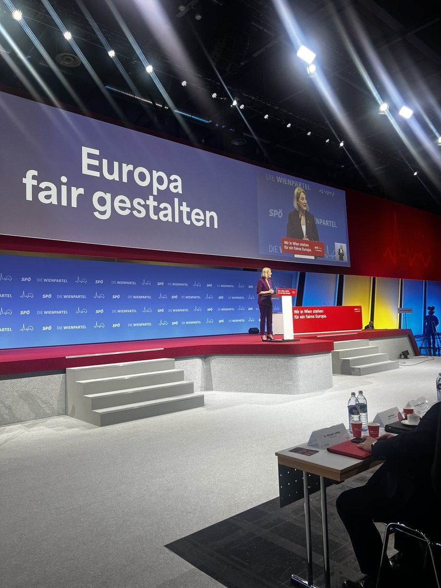 Eines lässt sich ganz deutlich sagen; wir sind die Europapartei; wir sind die soziale Europapartei 🇪🇺 🗳️Wer ein gerechtes Europa will, muss es auch wählen. Darum @SPOE_at am 9.Juni @SP_Wien