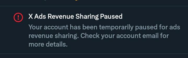 I wake up and I saw this, without telling me what I did wrong. I did not even violated any X rules, Elon should just wrap it up 😑