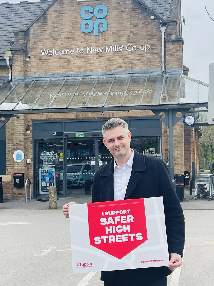 I’m supporting @CoopParty campaign to combat retail crime.

The next Labour government will make sure our high streets are a safe place to live, work and shop by putting 13,000 additional neighbourhood police officers & PCSOs back on the beat in our communities 

#EndRetailCrime