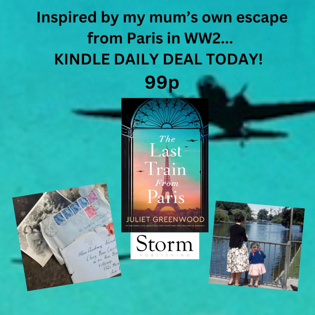 #99p #kindle #bargain for today only! Two women caught in the midst of #WW2, 2 vulnerable baby girls to save against the odds - can #love and determination keep them safe? geni.us/290-al-aut-am #TheLastTrainfromParis @Stormbooks_co #histfic #Paris #family #amreading #mothers