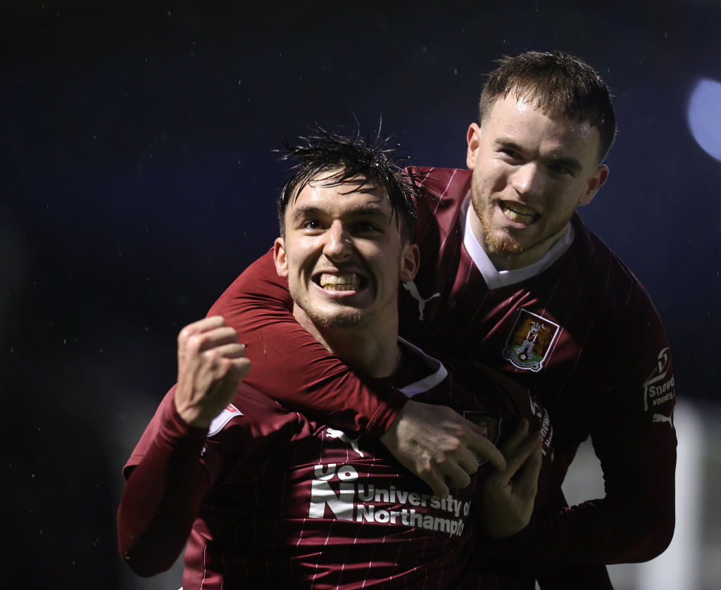 TheRealCase's tweet photo. There really is no finer sporting town... today is one of those rare days when the Cobblers, Saints and Northants will all be playing at home at the same time... fingers crossed for a win treble!!  #ntfc #saintsrugby #nccc #shoearmyx3 https://t.co/kGJYtCtbNz