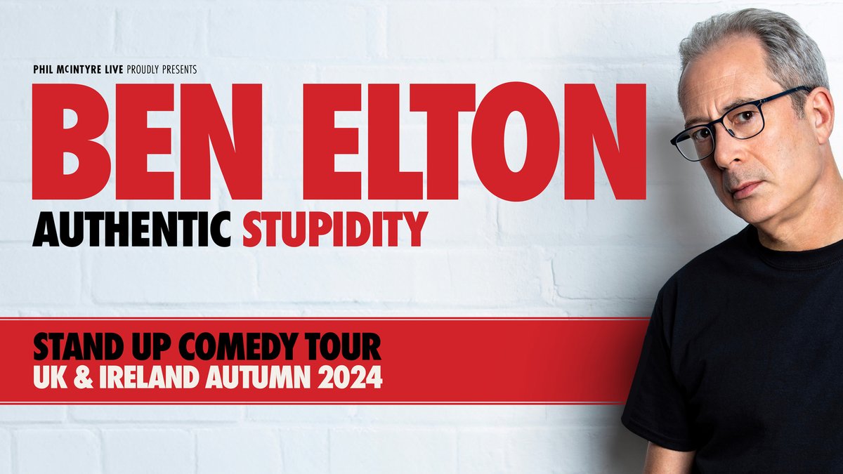 Watching #BenElton on #SaturdayKitchen this morning? Don't miss seeing him at Richmond this September with his brand new show Authentic Stupidity! Book tickets here ➡️ atgtix.co/4d43hIa