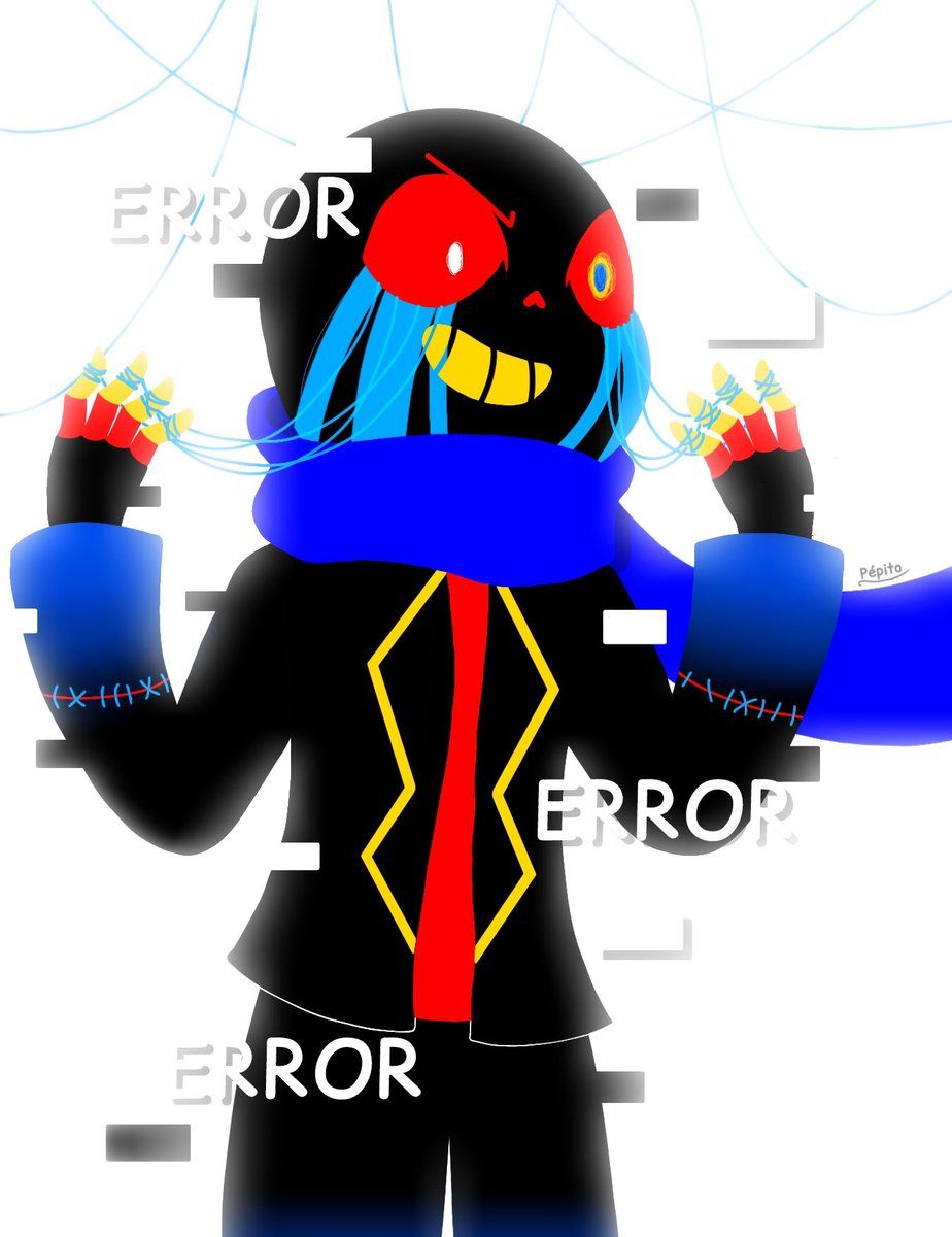DigiDrawAU's tweet photo. Here I come back with a redraw of my first post in my new art style. #undertale #undertaleAU #errorsans 

         Oct 2022.                                                               Apr 2024 https://t.co/fqGfK5wQR7