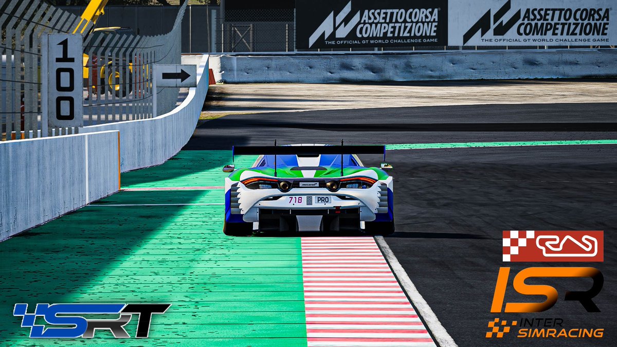 Queda muy poco para el comienzo de las 24h Barcelona en <a href="/inter_simracing/">ISR</a> 

Mucha suerte a todos los pilotos de nuestros tres equipos en pista!

SRT - P8
SRT II - P27
SRT III - P20

📺 twitch.tv/tvcompetizione