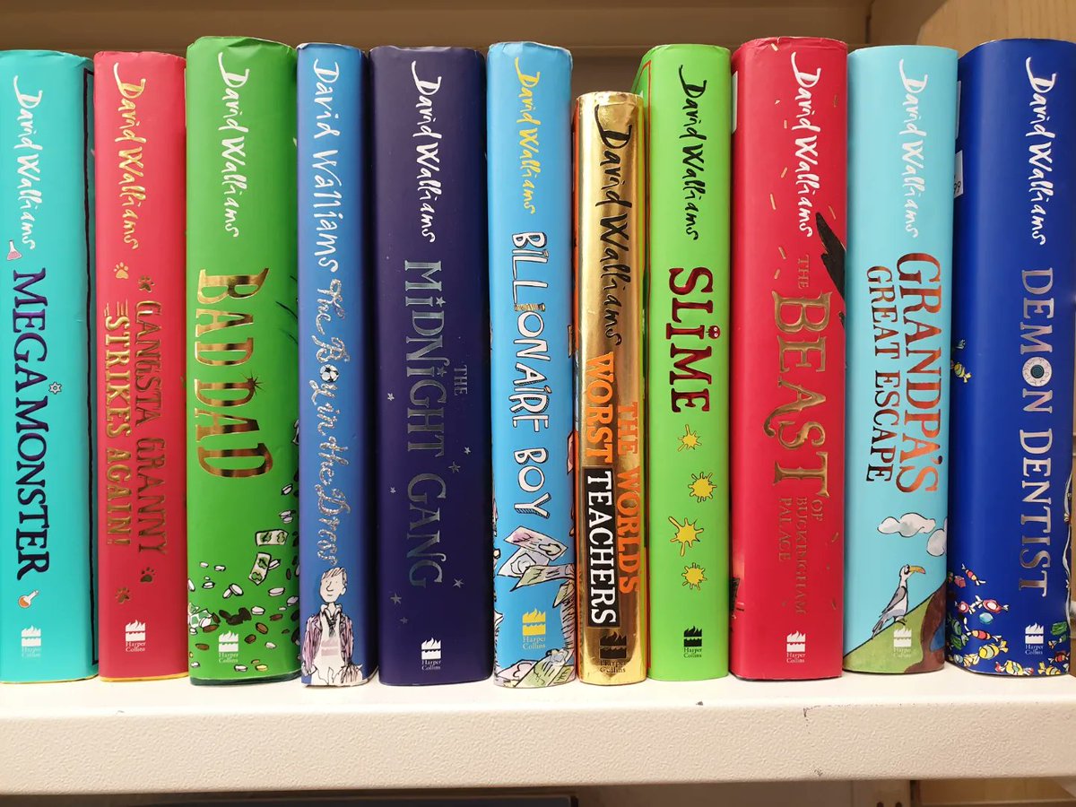 Attention, parents and guardians of #DavidWalliams fans! We've got a whole bookshelf of titles in our children's books department at #Oxfam #Books #Harpenden this week! Hurry to 5, Harding Parade while stocks last! We're open from 9am to 5pm Mon to Sat and 10am to 3pm on Sundays.