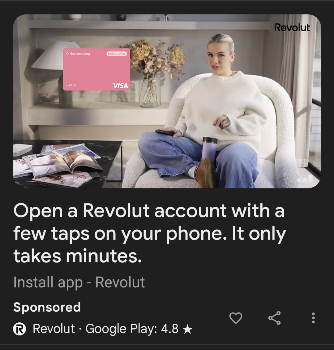 'Did you sort out the clothes and soft furnishings for the new revolut ad?' 'Sure thing boss. Looking like a fluffy human-octopus hybrid, just like you asked.'