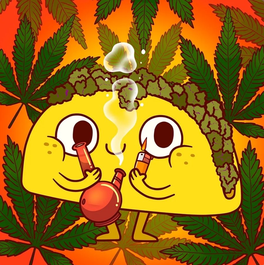 GM GM to all the Stoners 🤟

Happy 420 💨🌮

Spark up <a href="/TacoTribeNFTs/">Taco Tribe</a> 😏🔥