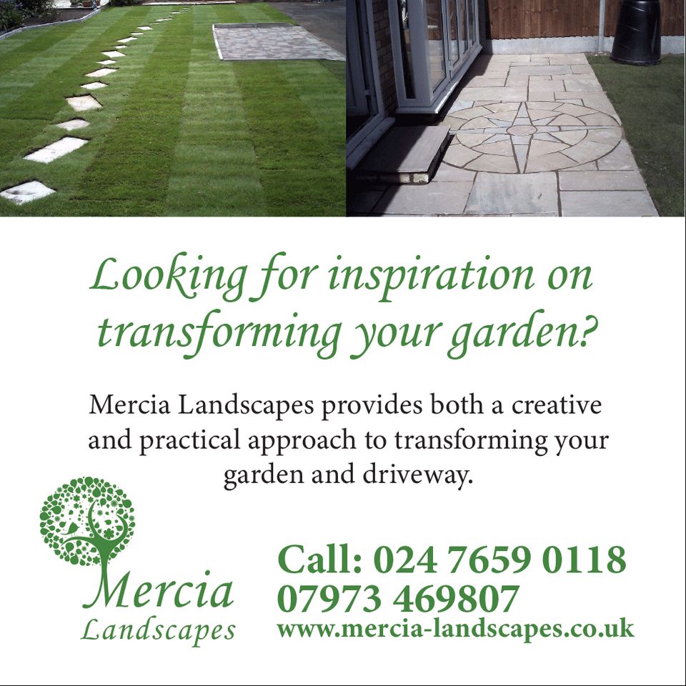 Looking for inspiration in your garden? @MerciaLandscape provide creative and practical support. Read more online: buff.ly/3PL4wRW #covhour #landscaping #fencing #driveways #coventry #kenilworth #leamingtonspa #warwick #stratford #alcester #solihull #warwickshire