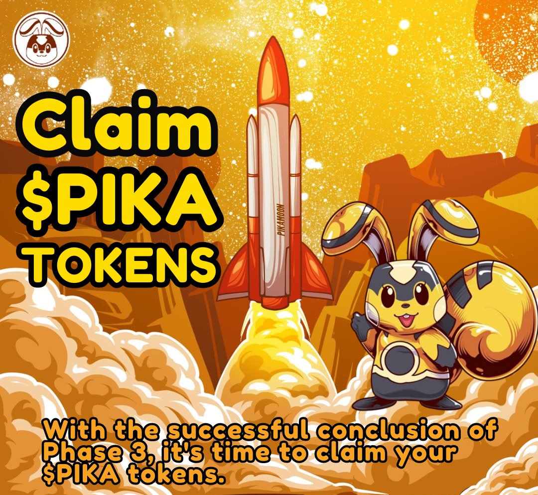 RadQuintanilla's tweet photo. @IshikaGuha2 🚨Exciting news – the 2nd claim phase has been activated. Up to 10,000,000 $PIKA up for grab🎁 Claim for free at: https://t.co/YONxdpmGG4 https://t.co/H2FcRyHVXu